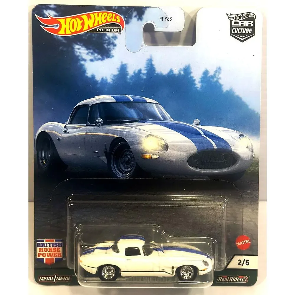 Hot Wheels Premium British Horse Power JAGUAR LIGHTWEIGHT E-TYPE, New, See Pics!